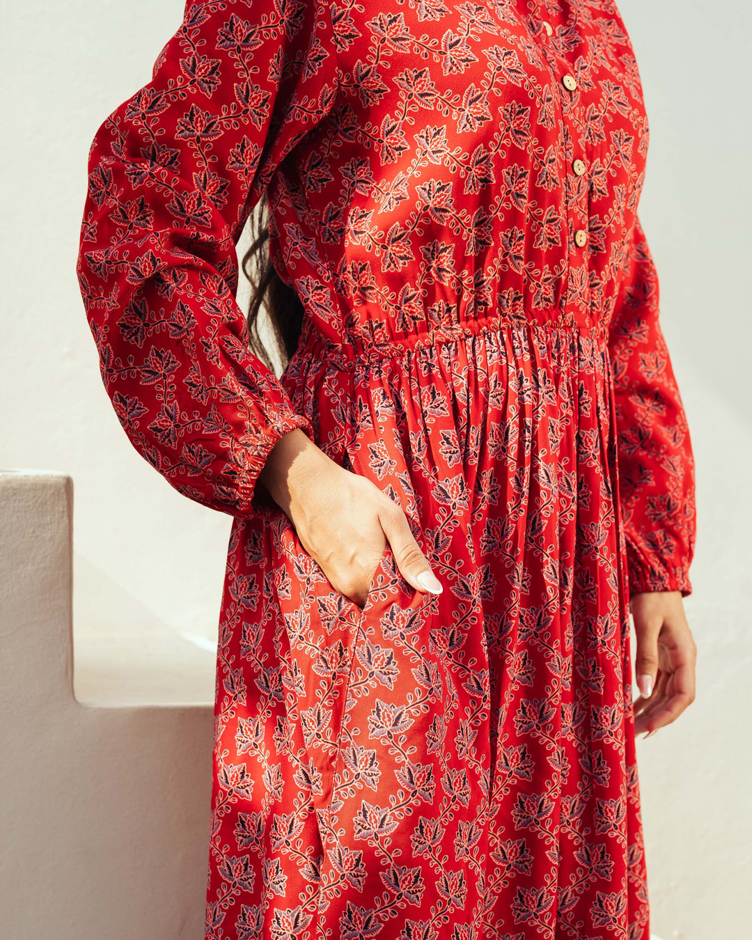 'Ruby Ajrakh' Mom and Daughter Dresses