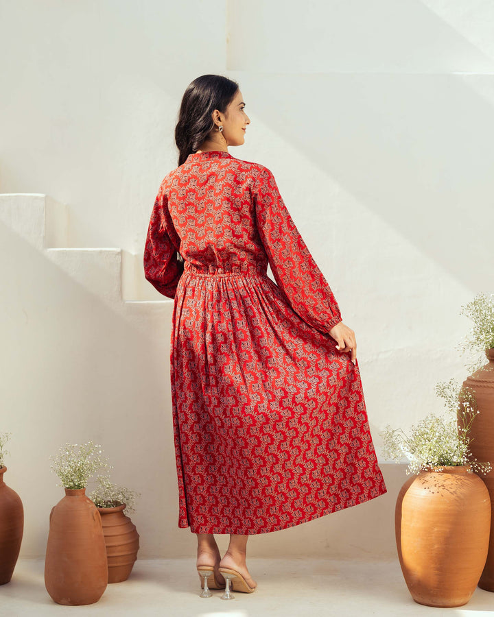 'Ruby Ajrakh' Mom and Daughter Dresses