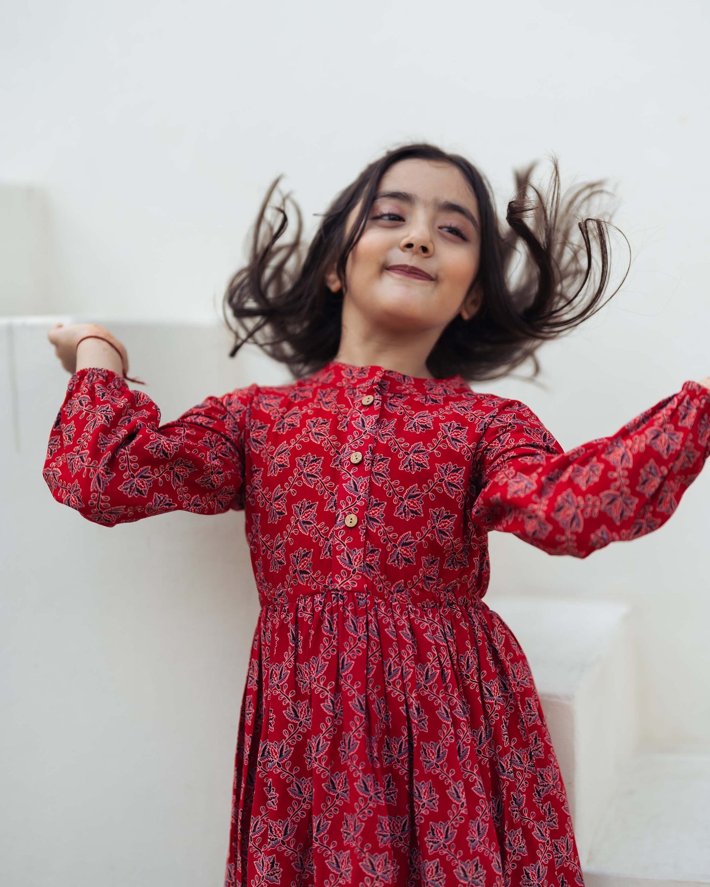 Ruby Ajrakh Girl's Dress