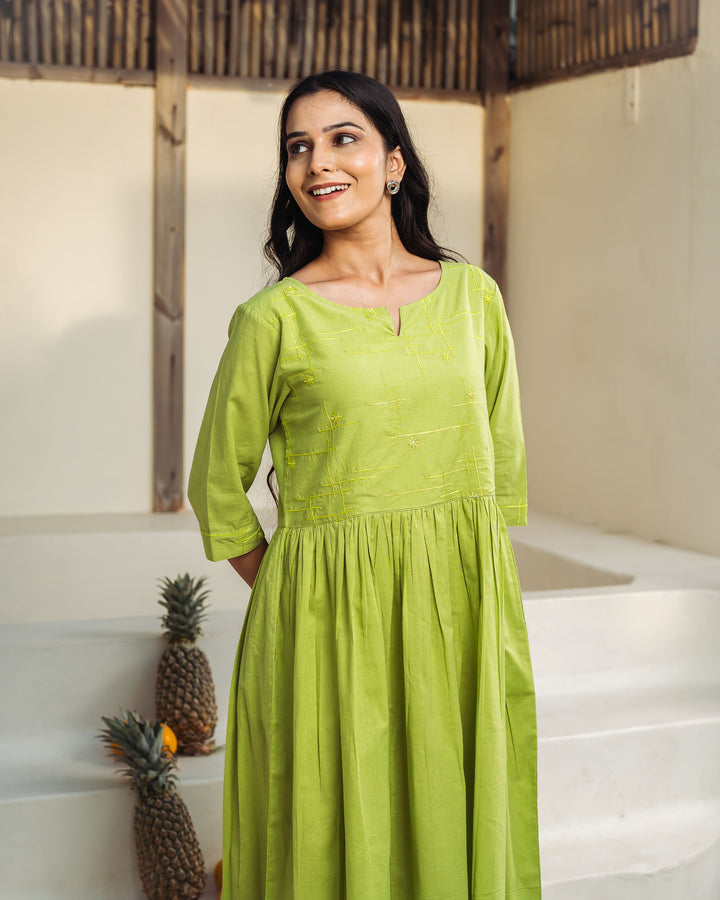 Willow Drift Mom and Daughter Cotton Dresses