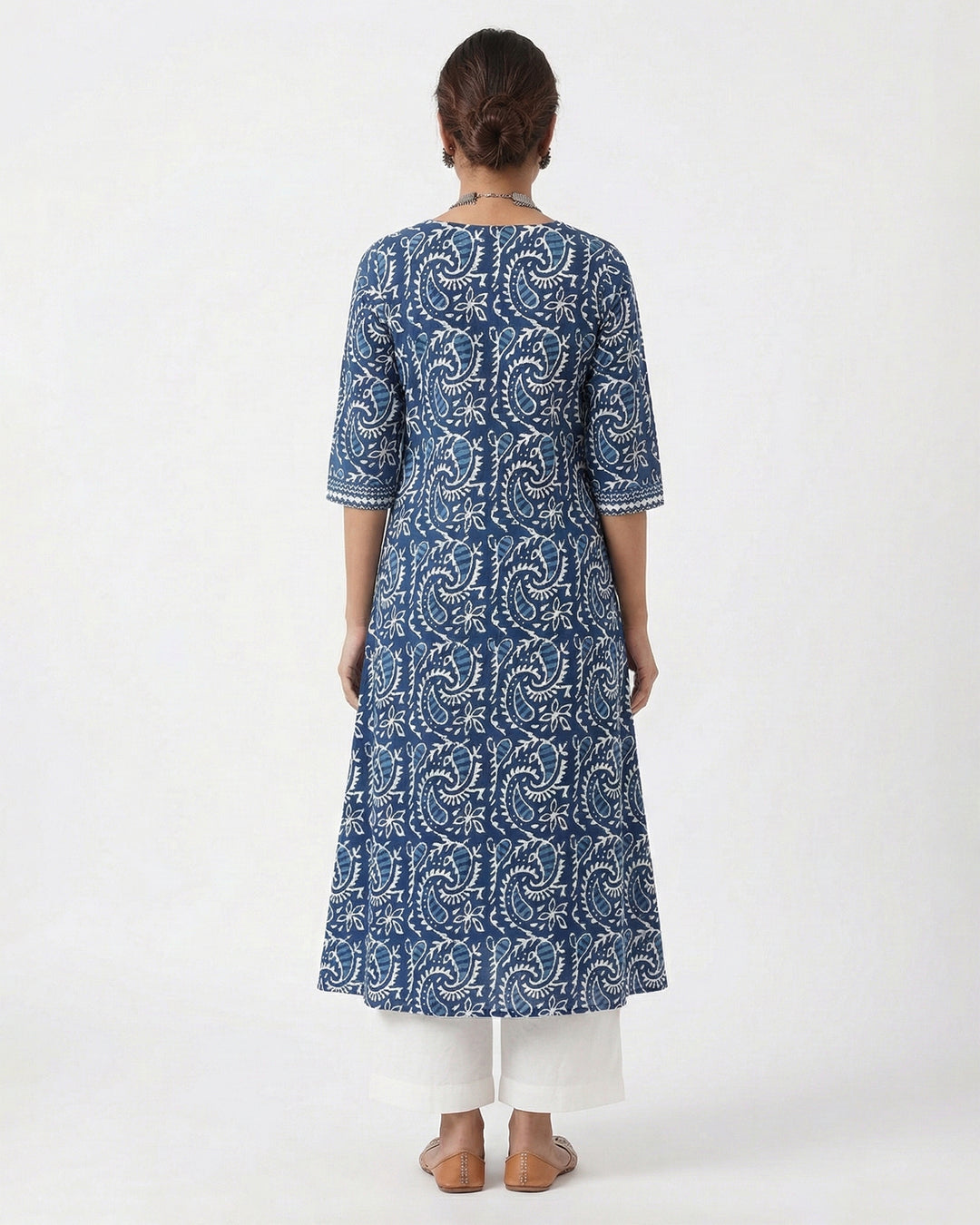 Indigo Fusion Pure Cotton Kurta