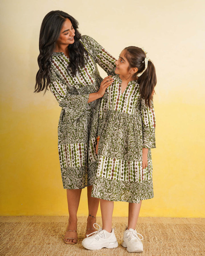 Sage Fusion Mom and Daughter Dresses
