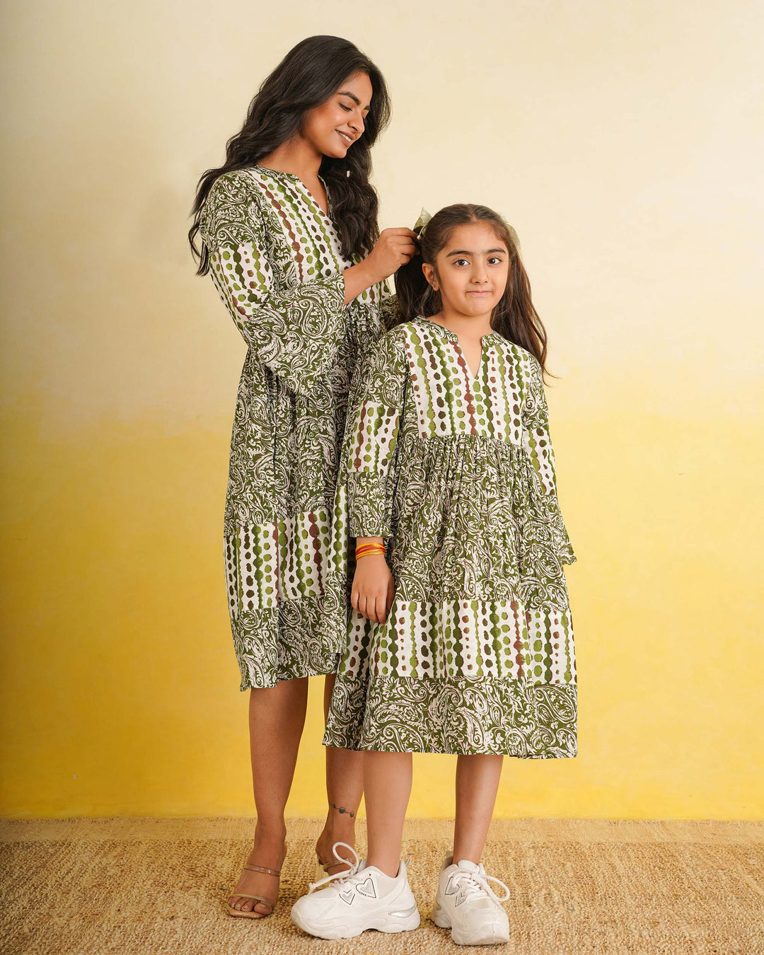 Sage Fusion Mom and Daughter Dresses