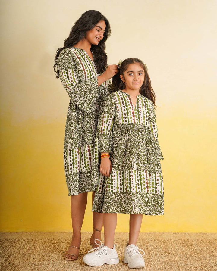 Sage Fusion Mom and Daughter Dresses