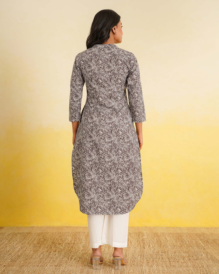 Ash Meadow Pure Cotton Poplin Kurta