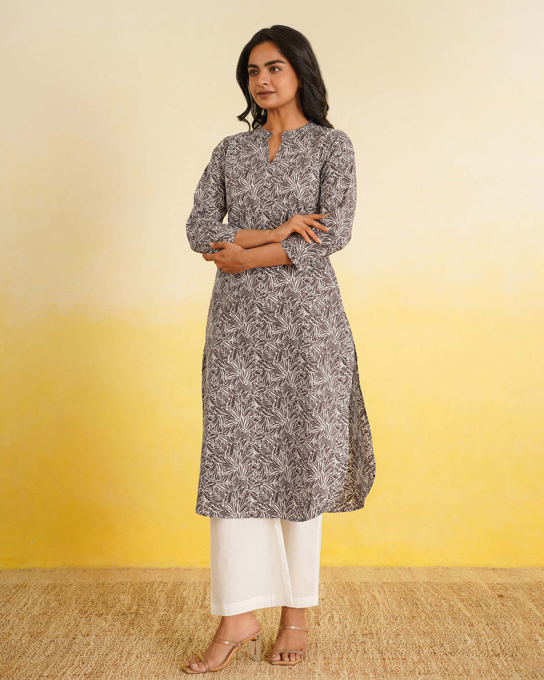 Ash Meadow Pure Cotton Poplin Kurta