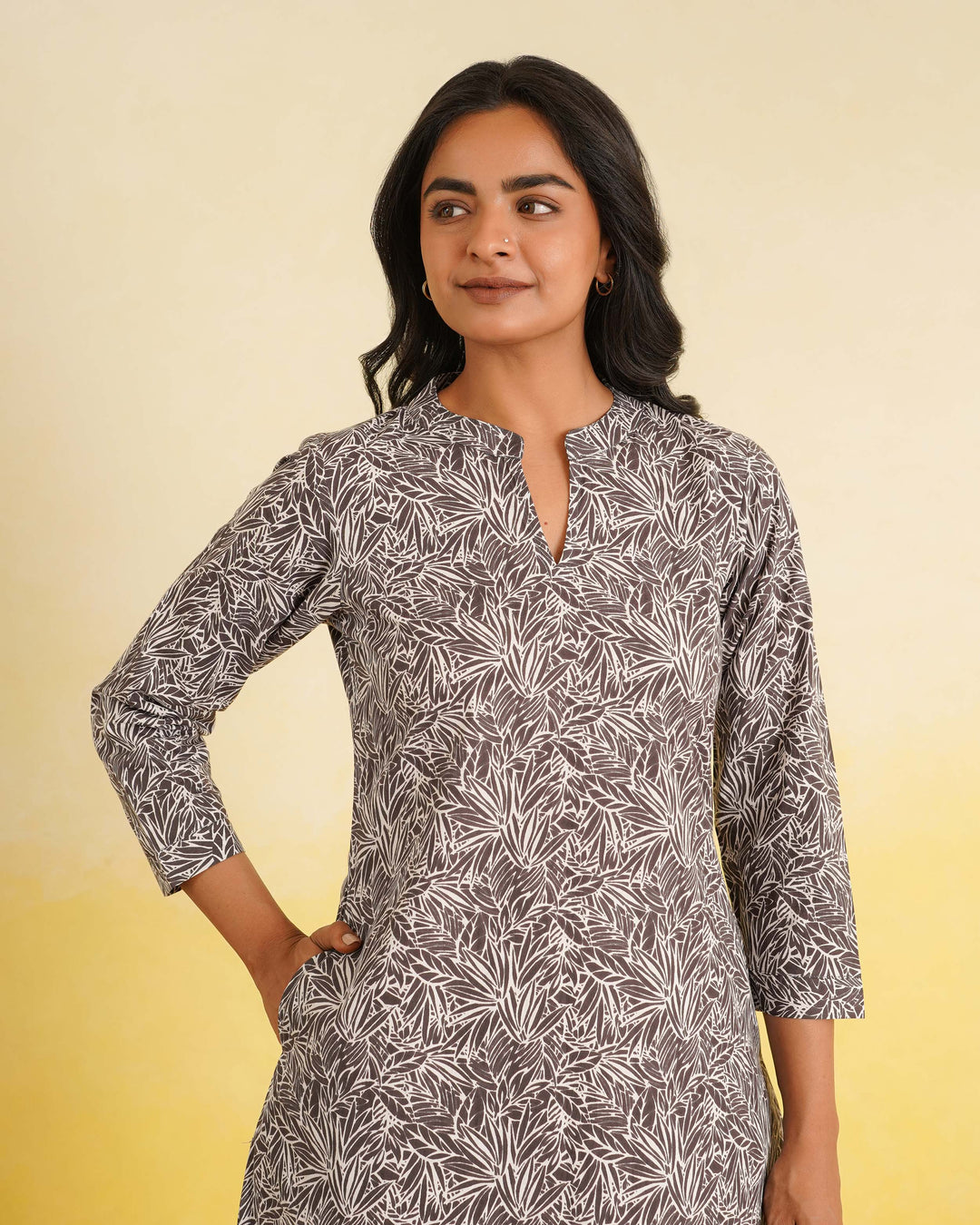 Ash Meadow Pure Cotton Poplin Kurta