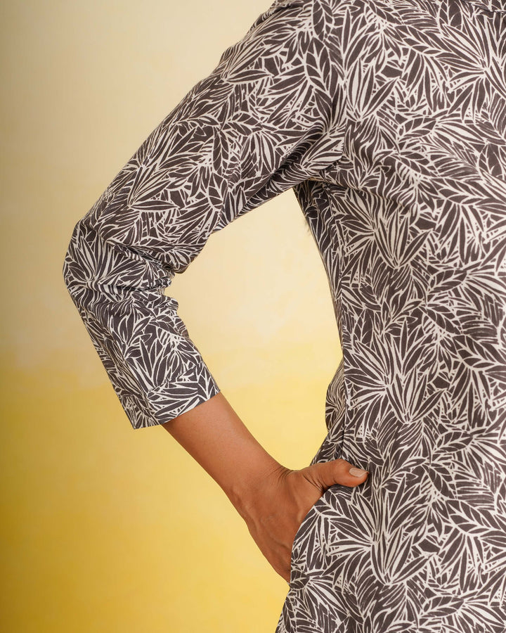 Ash Meadow Pure Cotton Poplin Kurta