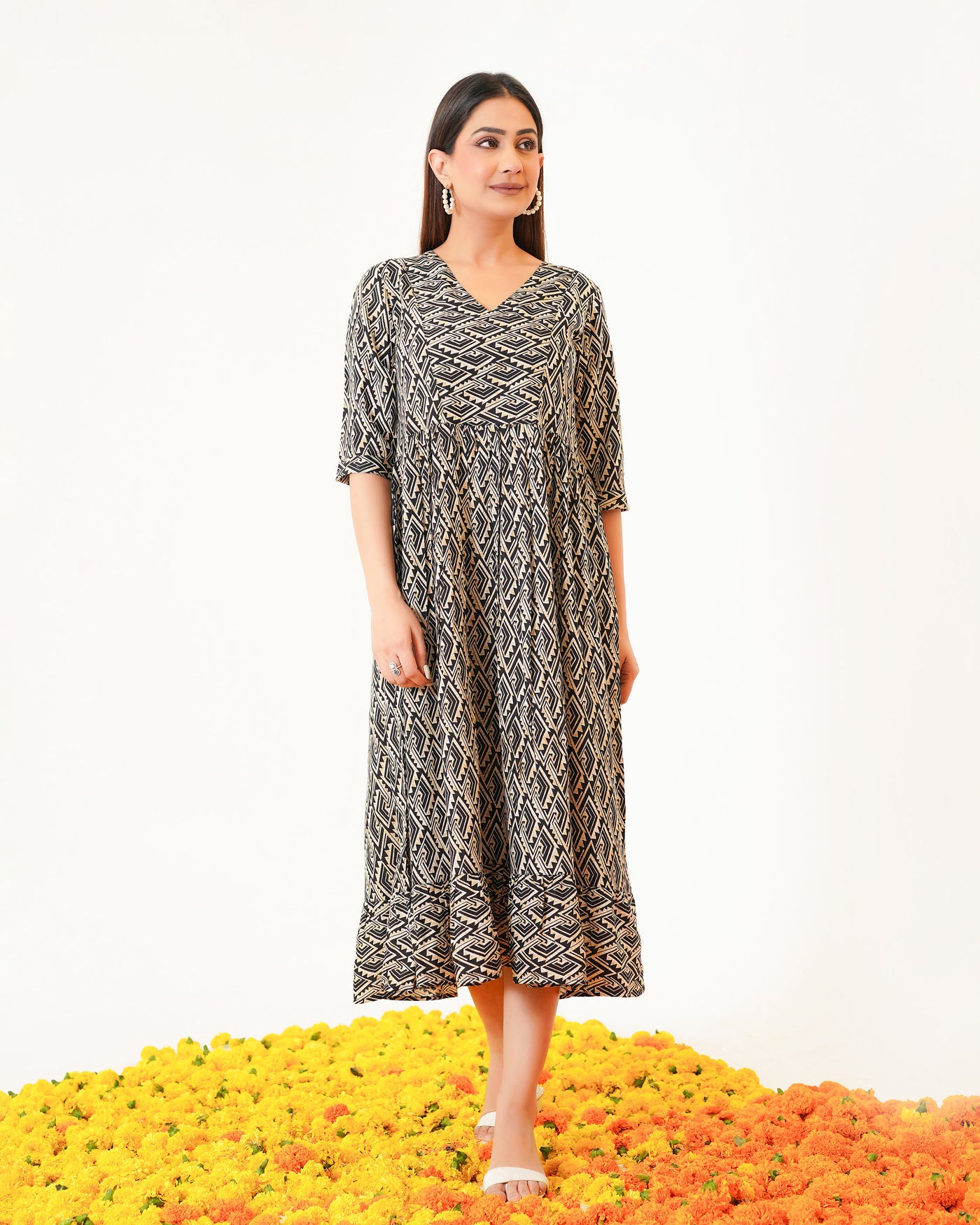 Oak Drape Mom and Daughter Dresses