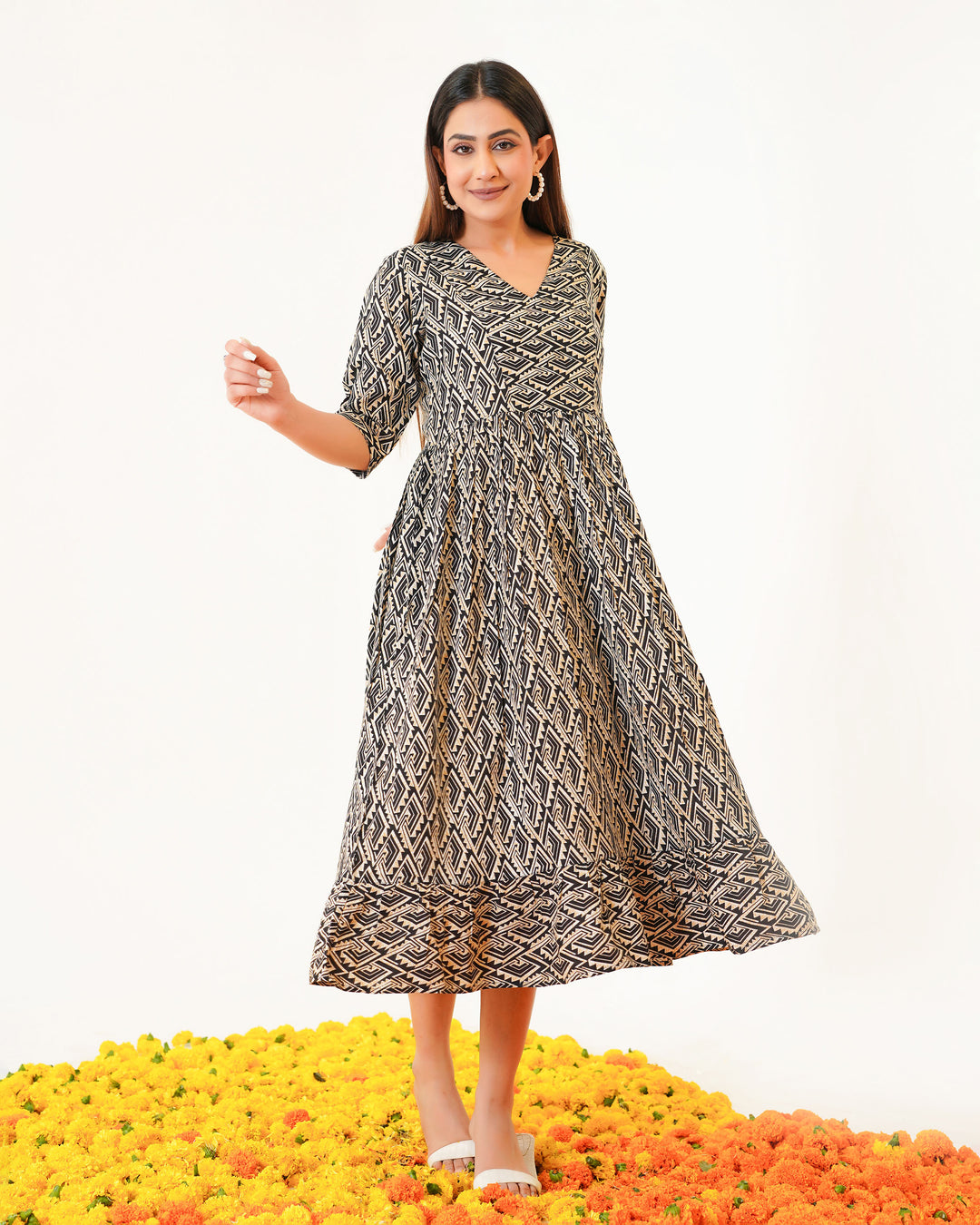 Oak Drape Mom and Daughter Dresses