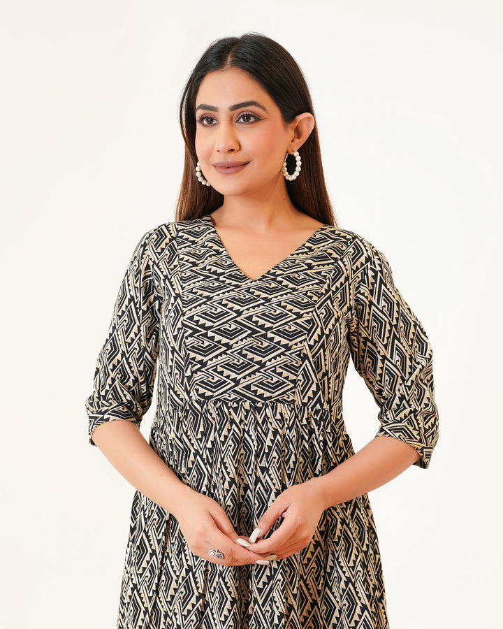 Oak Drape Mom and Daughter Dresses