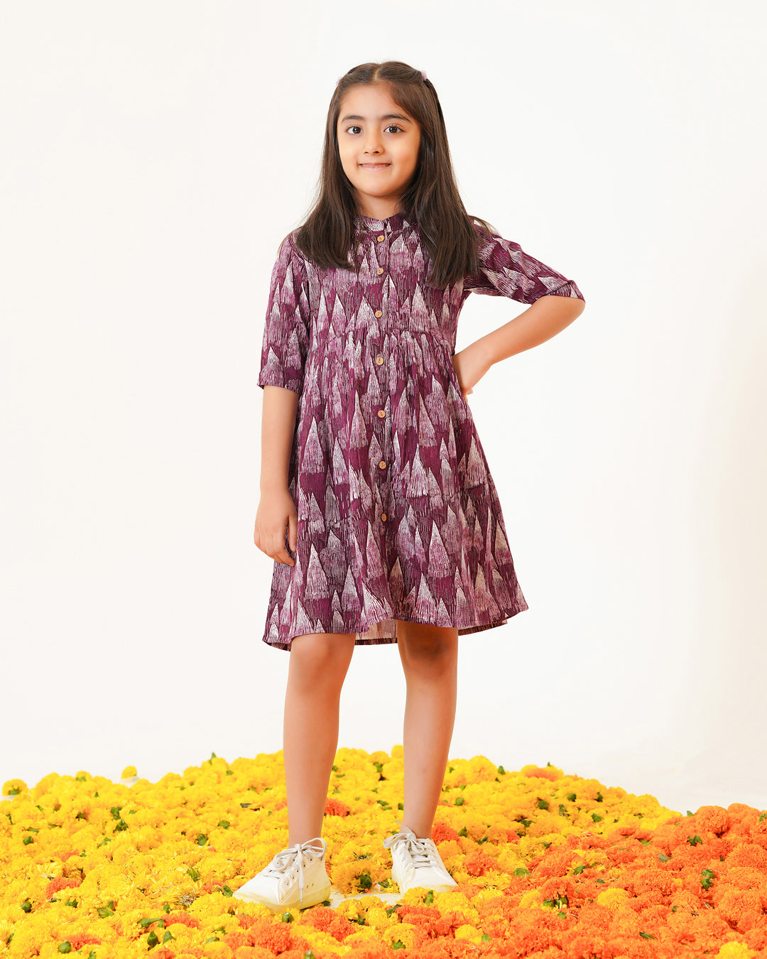 Plum Tides Mom and Daughter Dresses