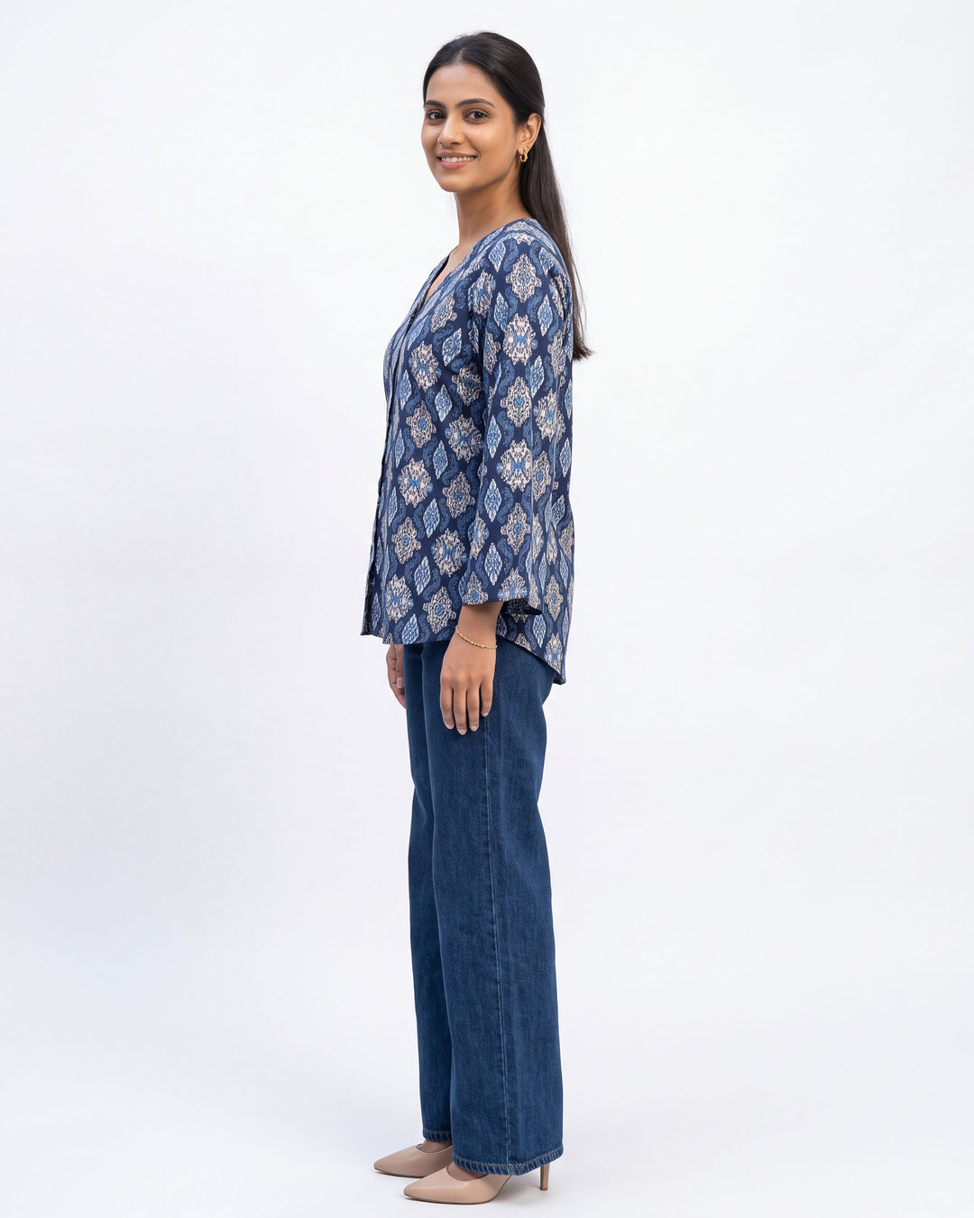 Saphire Tale Pure Cotton Top