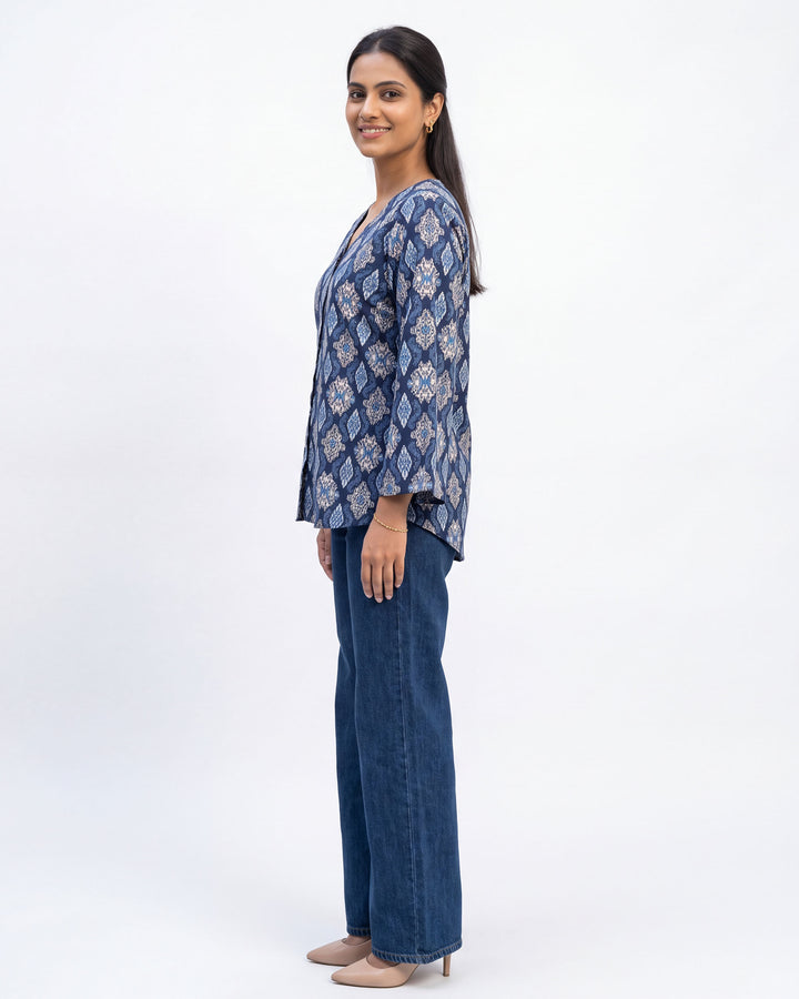 Saphire Tale Pure Cotton Top