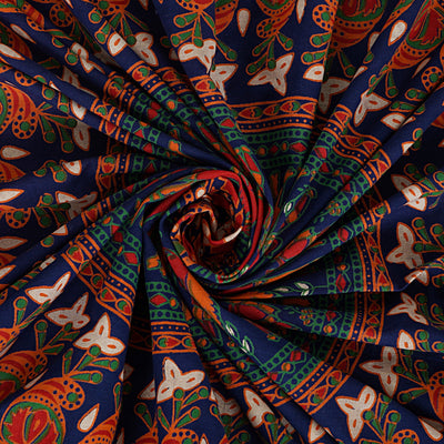 Multicolor Cotton Mandala Bedsheet for Double Bed with 2 Pillow Covers