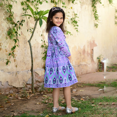 Purple Handlook Girl's Dress