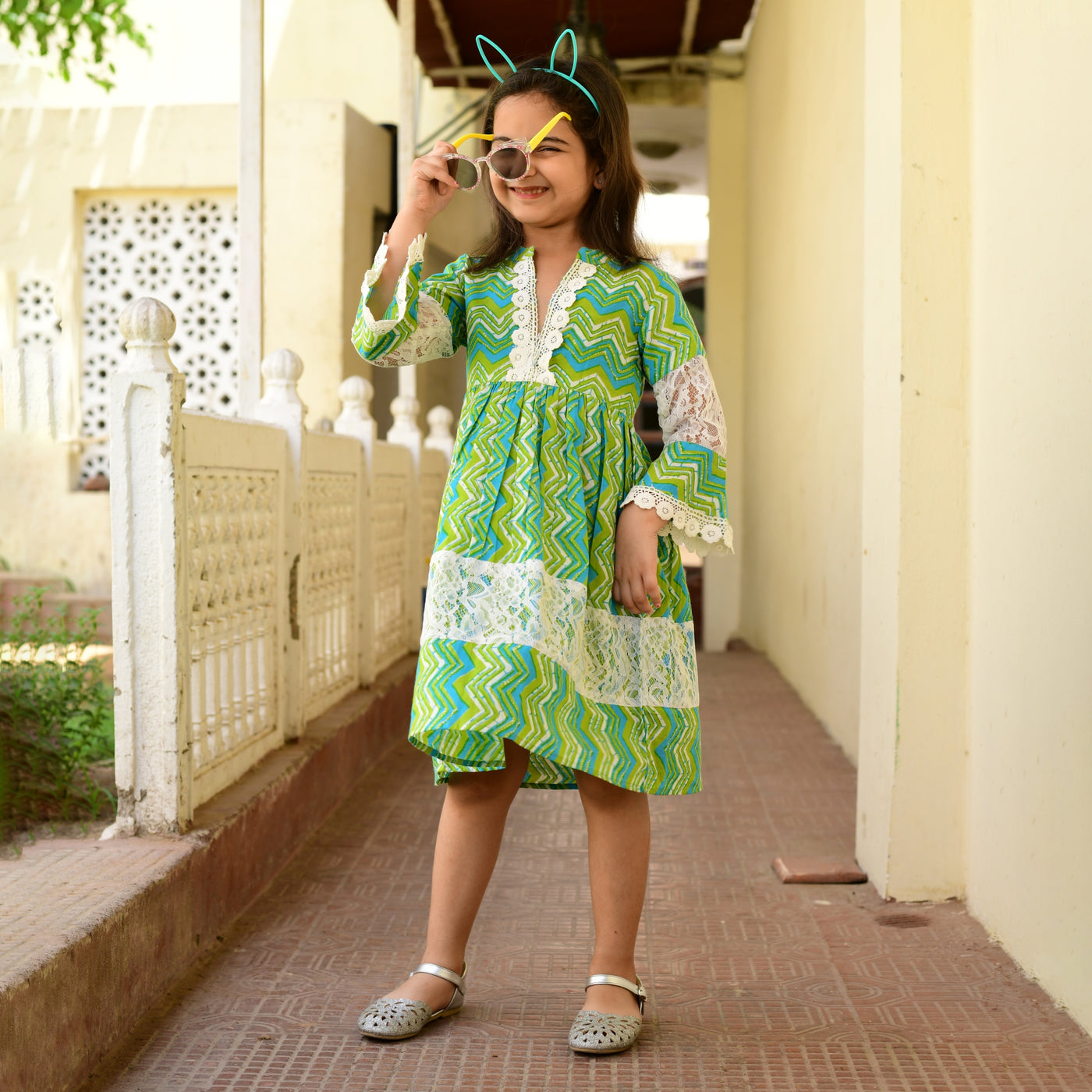 Cotton Green Leheria Girl's Dress