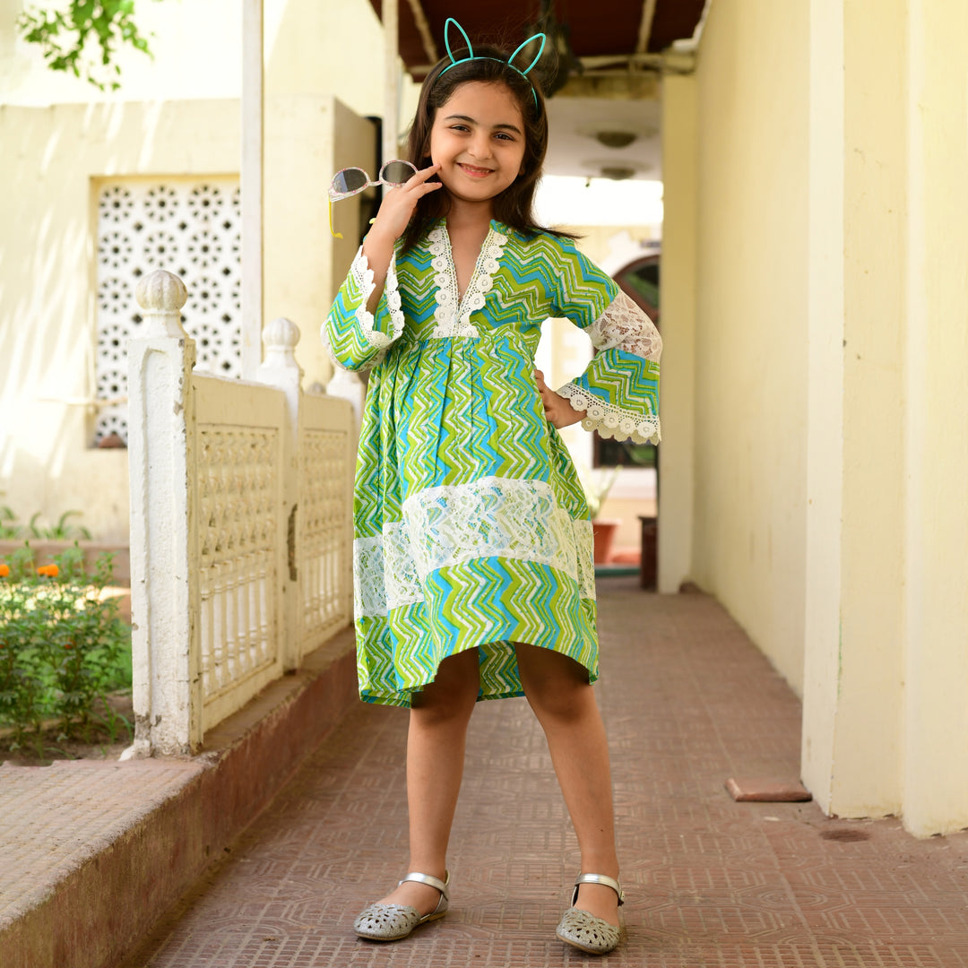 Cotton Green Leheria Girl's Dress