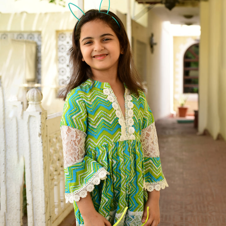 Cotton Green Leheria Girl's Dress